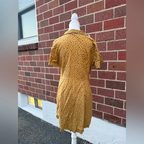 Madewell Mini Shirt Dress / Great Condition / Sz 10 - Picture 4 of 5